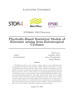 Physically-Based Statistical Models of Extremes arising from