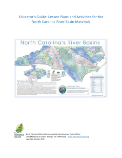 3. How many river basins in NC? - NC Office of Environmental