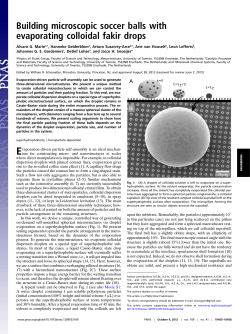 Building microscopic soccer balls with evaporating colloidal fakir drops