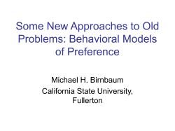 Testing Transitivity and other Properties Using a True and Error Model