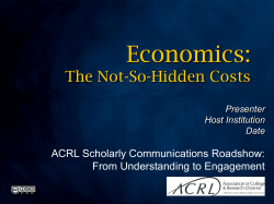 Presenter Host Institution Date