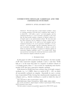 CONSECUTIVE SINGULAR CARDINALS AND