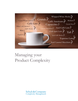 Managing your Product Complexity