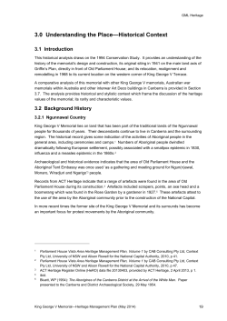 King George V Memorial HMP Volume 1