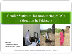 Significance of Gender Statistics of MDGs