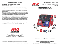 9005A Super MUTT&reg; Head Manual - Innovative Products of America