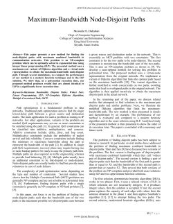 Maximum-Bandwidth Node-Disjoint Paths
