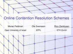 Online Contention Resolution Schemes