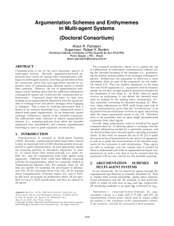 Argumentation Schemes and Enthymemes in Multi