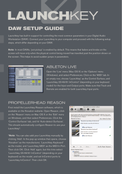 daw setup guide
