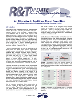 An Alternative to Traditional Round Dowel Bars