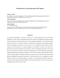 Fig. 14: Effect of Poisson`s ratio on dynamic soil reaction and damping