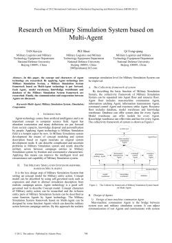 Research on Military Simulation System based on Multi