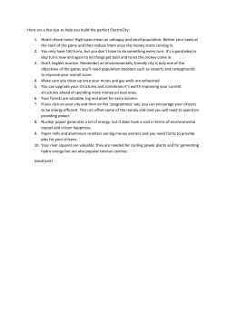 Here are a few tips to help you build the perfect ElectroCity: 1. Watch