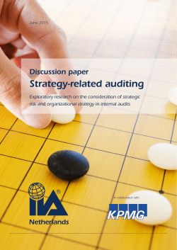 Strategy-related auditing - Global IIA