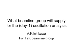 Beam related systematic errors to be taken into account for