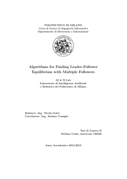 Algorithms for Finding Leader-Follower Equilibrium with