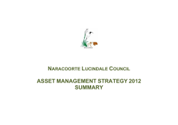 asset management strategy 2012 summary