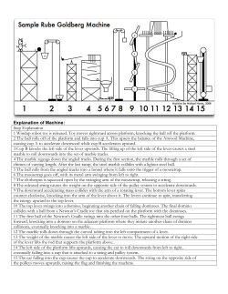 Explanation of Machine: Step Explanation 1 Windup robot toy is