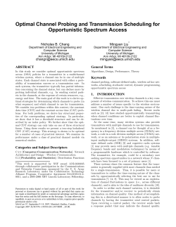 Optimal Channel Probing and Transmission Scheduling for