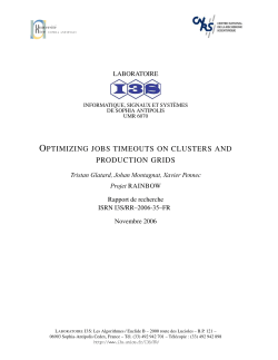 optimizing jobs timeouts on clusters and