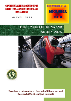 Excellence International Journal Of Education And Research
