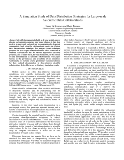 A Simulation Study of Data Distribution Strategies for Large