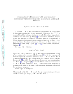 arXiv:math/9411206v1 [math.LO] 7 Nov 1994