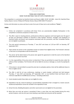 terms and conditions make your meetings take off with stamford 2017