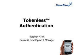 SecurEnvoy Next Generation Two-Factor Authentication - C-cure