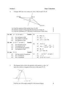 Session 3 Paper 2 Questions
