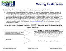 Moving to Medicare - Medicare Rights Center