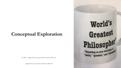 Conceptual Exploration