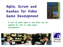 Agile, Scrum and Kanban for Video Game Development