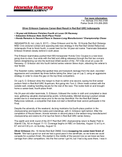 For more information: T.E. McHale 310-783