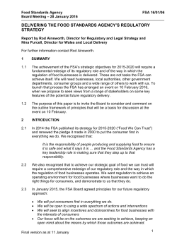 FSA 16-01-06 - Reg Strategy
