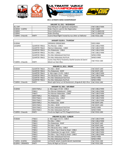 DAY Free Riding for all registered compe_tors CWC CABLE PARK 8
