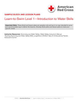 Learn-to-Swim Level 1&mdash;Introduction to Water Skills