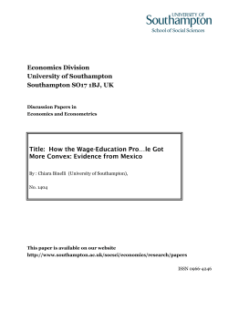 How the Wage-Education Pro&hellip;