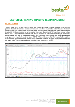 BESTER DERIVATIVE TRADING TECHNICAL BRIEF