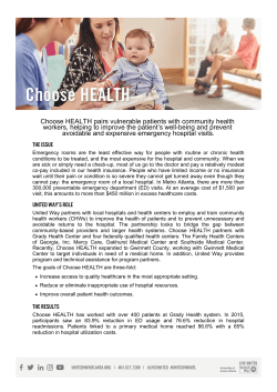 Choose HEALTH - United Way of Greater Atlanta