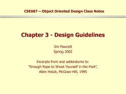 Design Guidelines