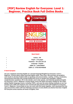 Review English for Everyone: Level 1: Beginner, Practice