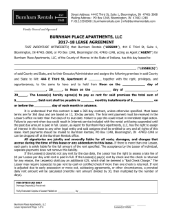 Lease for 444 E Third St