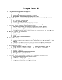 Sample Exam 5