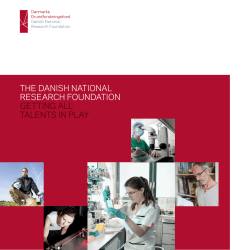 the danish national research foundation getting all talents in play