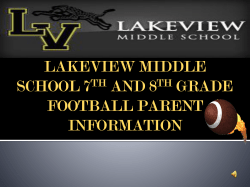 lakeview middle school 7th and 8th grade football
