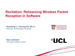 Slides - NTU PDCC - Nanyang Technological University