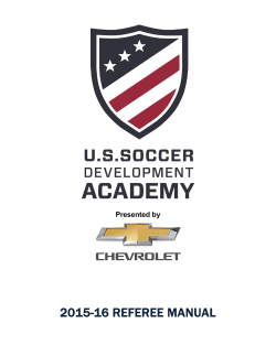 2015-16 referee manual