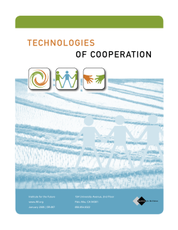 Technologies of Cooperation